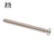 Prime-Line 1/4"-20 x 3 in Phillips Flat Machine Screw, Plain 316 Stainless Steel, 25 PK 9002108 - alternate 2